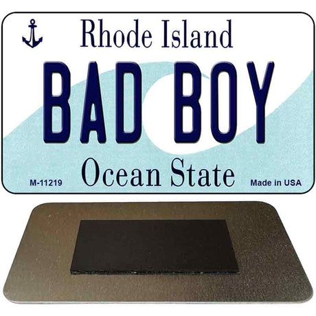 Bad Boy Rhode Island State License Plate Tag Novelty Magnet M-11219