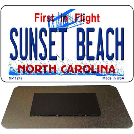 Sunset Beach North Carolina State Novelty Magnet M-11247