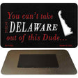 Delaware Dude Magnet Novelty Metal M-11262