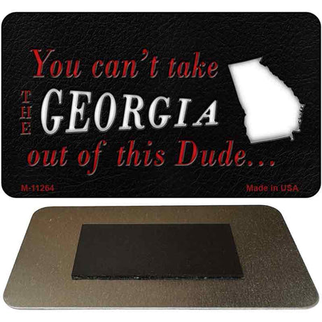 Georgia Dude Magnet Novelty Metal M-11264