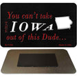 Iowa Dude Magnet Novelty Metal M-11269