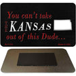 Kansas Dude Magnet Novelty Metal M-11270