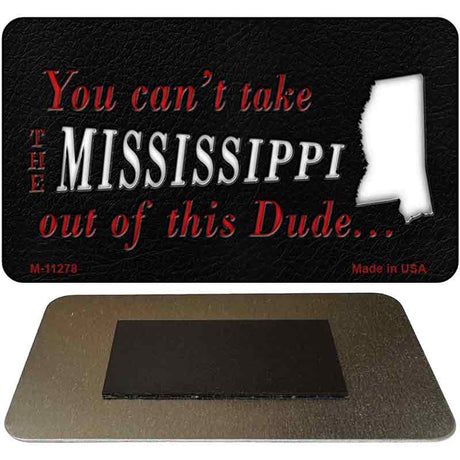 Mississippi Dude Magnet Novelty Metal M-11278