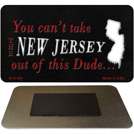 New Jersey Dude Magnet Novelty Metal M-11284