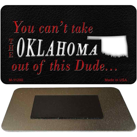 Oklahoma Dude Magnet Novelty Metal M-11290