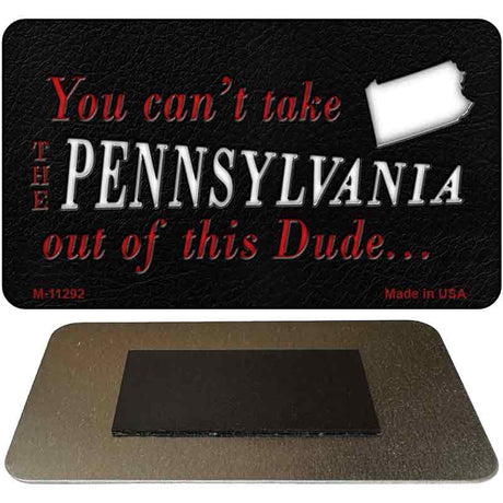 Pennsylvania Dude Magnet Novelty Metal M-11292