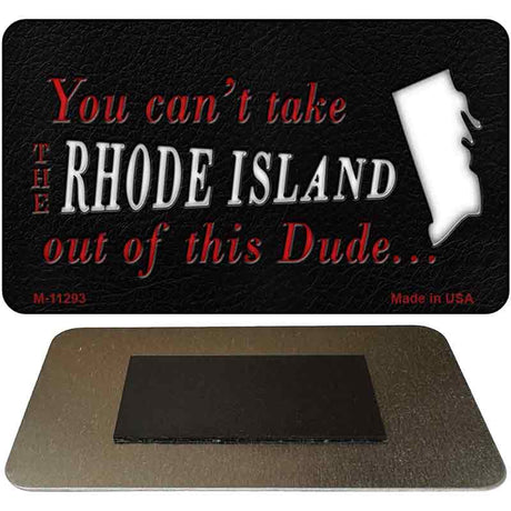 Rhode Island Dude Magnet Novelty Metal M-11293