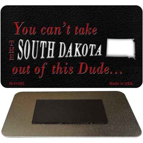 South Dakota Dude Magnet Novelty Metal M-11295