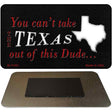 Texas Dude Magnet Novelty Metal M-11297