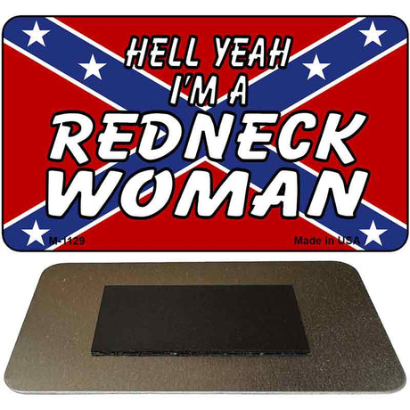 Redneck Woman Novelty Metal Magnet M-1129