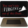 Virginia Dude Magnet Novelty Metal M-11300