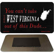 West Virginia Dude Magnet Novelty Metal M-11302