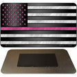 American Flag Pink Stripe & Stars Novelty Metal Magnet M-11313