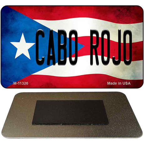 Cabo Rojo Puerto Rico State Flag Novelty Metal Magnet M-11326