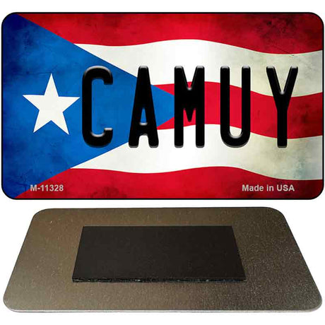 Camuy Puerto Rico State Flag Novelty Metal Magnet M-11328