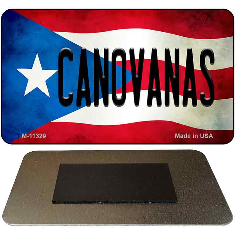 Canovanas Puerto Rico State Flag Novelty Metal Magnet M-11329