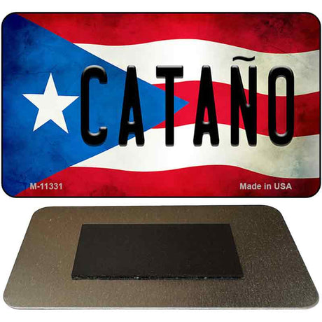 Catano Puerto Rico State Flag Novelty Metal Magnet M-11331