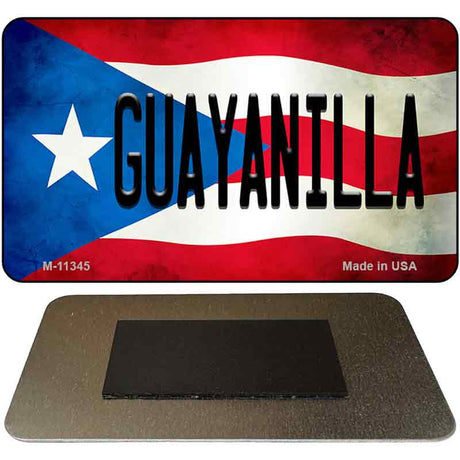 Guayanilla Puerto Rico State Flag Novelty Metal Magnet M-11345