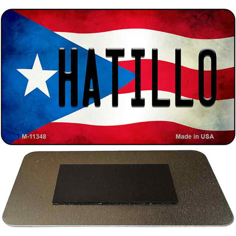 Hatillo Puerto Rico State Flag Novelty Metal Magnet M-11348