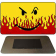 Smiley Flame Novelty Metal Magnet M-1135