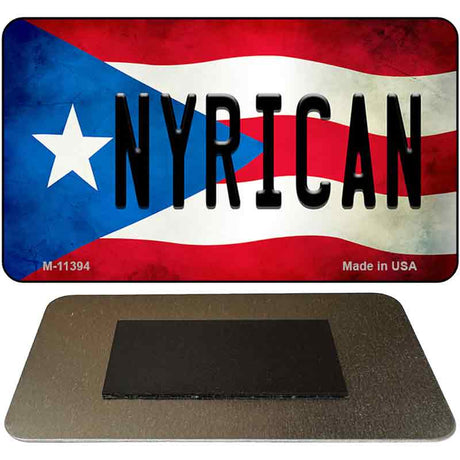 Nyrican Puerto Rico State Flag Novelty Metal Magnet M-11394