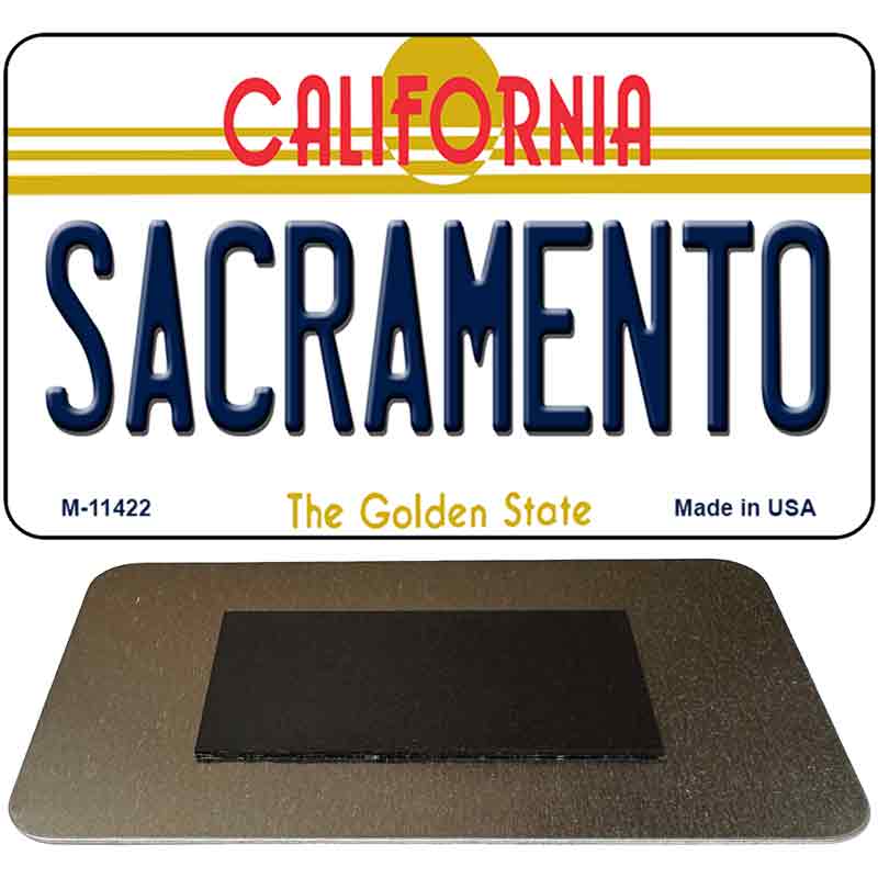 Sacramento California Novelty Metal Magnet M-11422