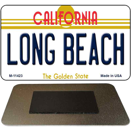 Long Beach California Novelty Metal Magnet M-11423