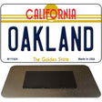 Oakland California Novelty Metal Magnet M-11424