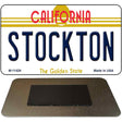 Stockton California Novelty Metal Magnet M-11429