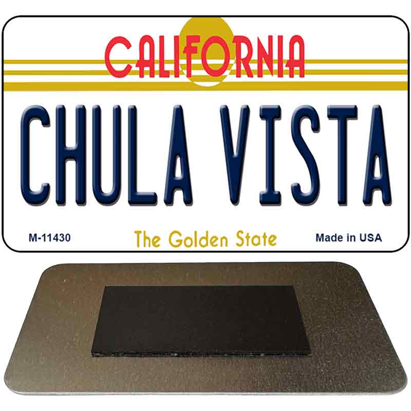 Chula Vista California Novelty Metal Magnet M-11430