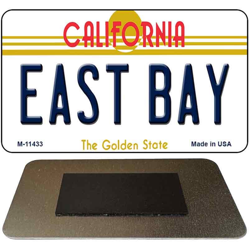 East Bay California Novelty Metal Magnet M-11433