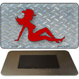 Cowgirl Mud Flap Novelty Metal Magnet M-1148