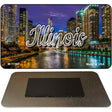 Illinois River City Lights Magnet M-11597