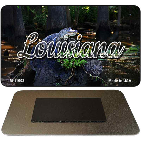 Louisiana Alligator Swamp Magnet M-11603