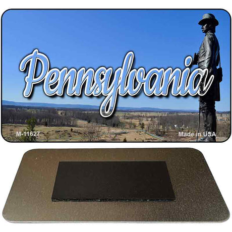 Pennsylvania Delaware City Skyline Magnet M-11627