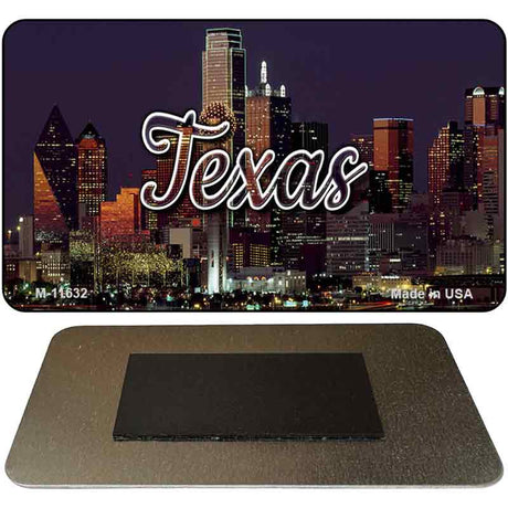 Texas City Lights Novelty Metal Magnet M-11632