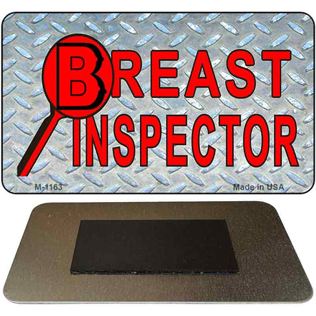 Breast Ispector Novelty Metal Magnet M-1163