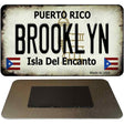 Brooklyn Puerto Rico Novelty Metal Magnet M-11642