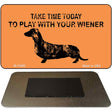 Play With Your Wiener Novelty Metal Magnet M-11686