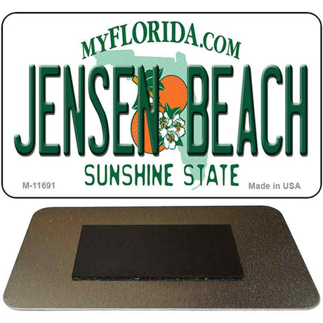 Jensen Beach Florida State License Plate Tag Magnet M-11691