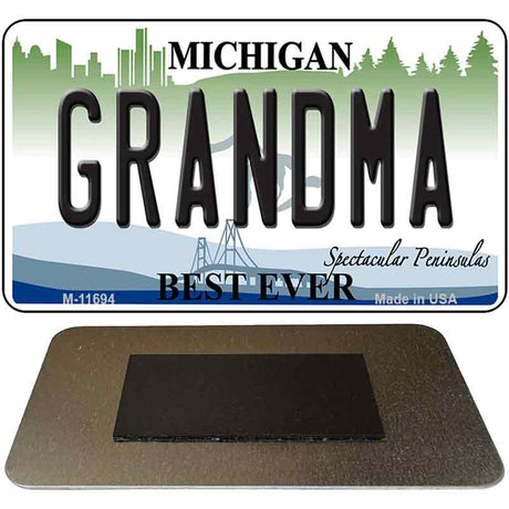 Grandma Michigan Novelty Metal Magnet M-11694