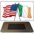 USA / Ireland Flag Novelty Metal Magnet M-11695