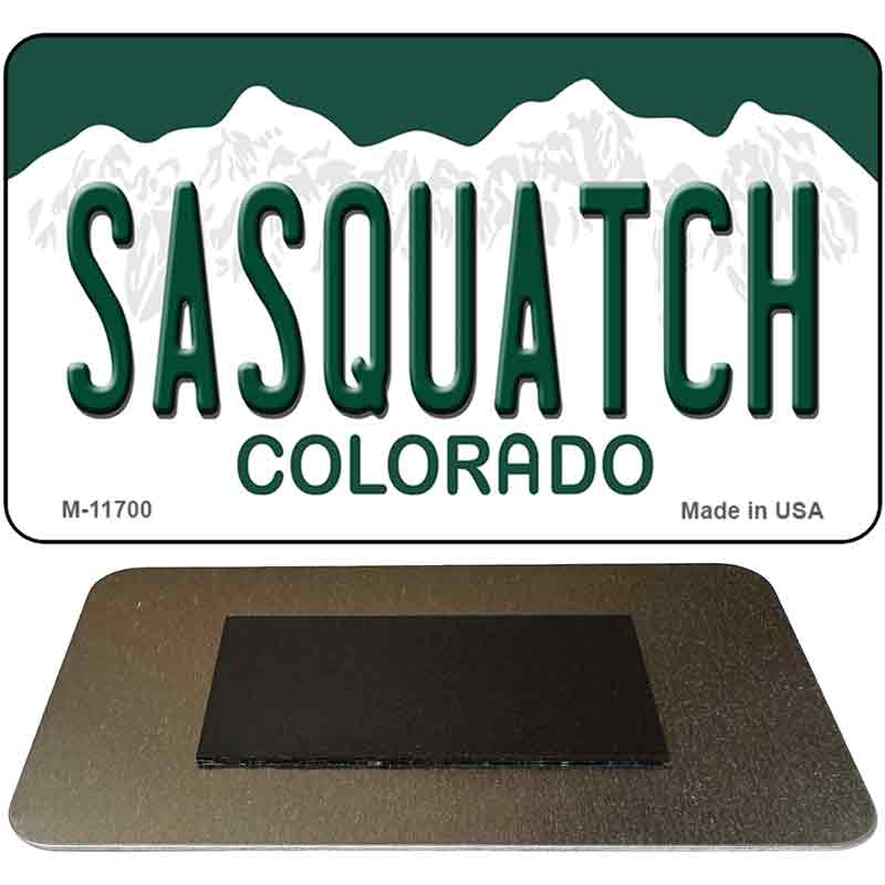 Sasquatch Colorado Novelty Metal Magnet M-11700