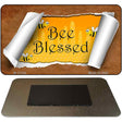 Bee Blessed Scroll Novelty Metal Magnet M-11724