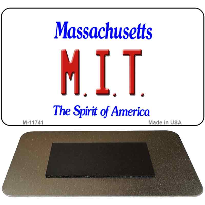 MIT Massachusetts Novelty Metal Magnet M-11741