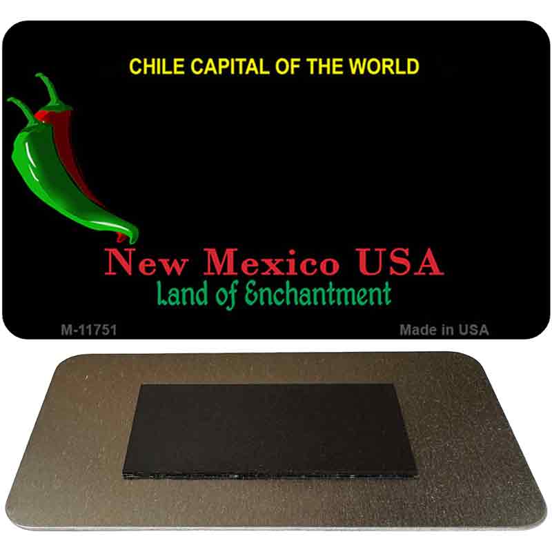 New Mexico State Blank Novelty Metal Magnet M-11751