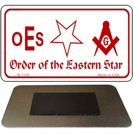 Eastern Star Novelty Metal Magnet M-1176