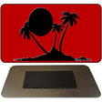 Island Palms Novelty Metal Magnet M-1177