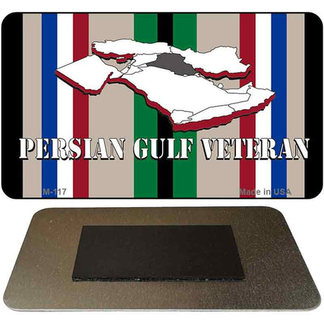 Persian Gulf Veteran Novelty Metal Magnet M-117