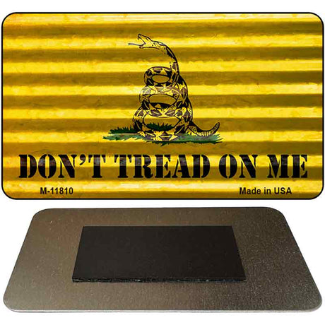 Dont Tread On Me Corrugated Novelty Metal Magnet M-11810